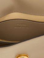 PINKO Gray Calfskin Crossbody Bag
