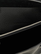The Attico Black Bovine Leather Shoulder Bag