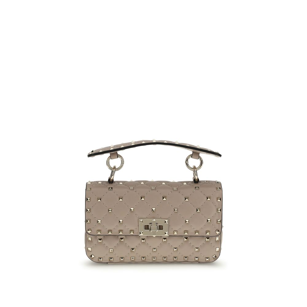 Valentino Garavani Beige Calf Leather Bos Taurus Handbag