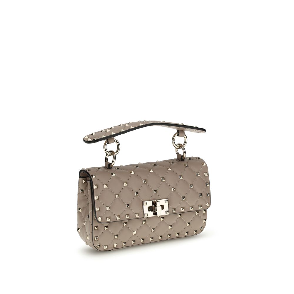 Valentino Garavani Beige Calf Leather Bos Taurus Handbag