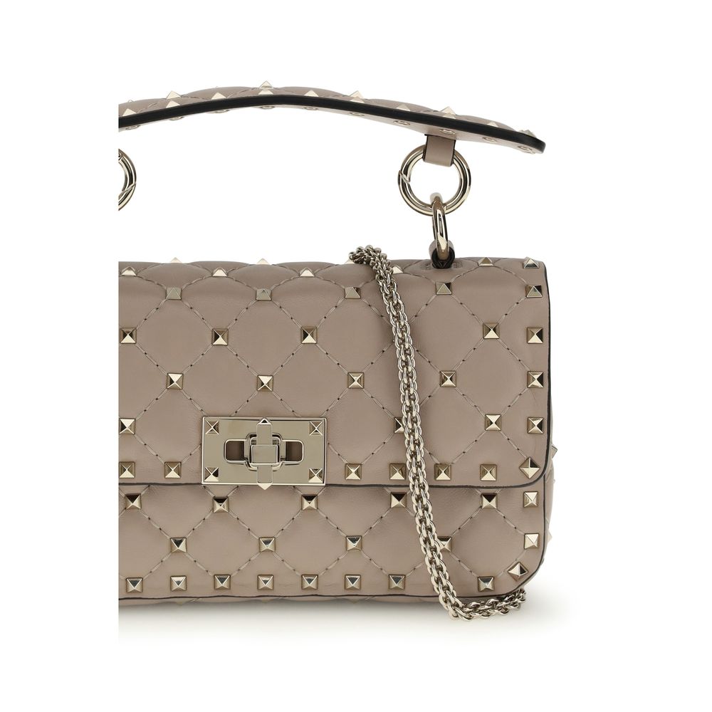Valentino Garavani Beige Calf Leather Bos Taurus Handbag