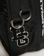 Dolce & Gabbana Men Black #DG LOVE Logo Patches Nylon Backpack Bag
