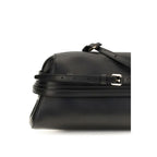 Moschino Black Goatskin Clutch Bag