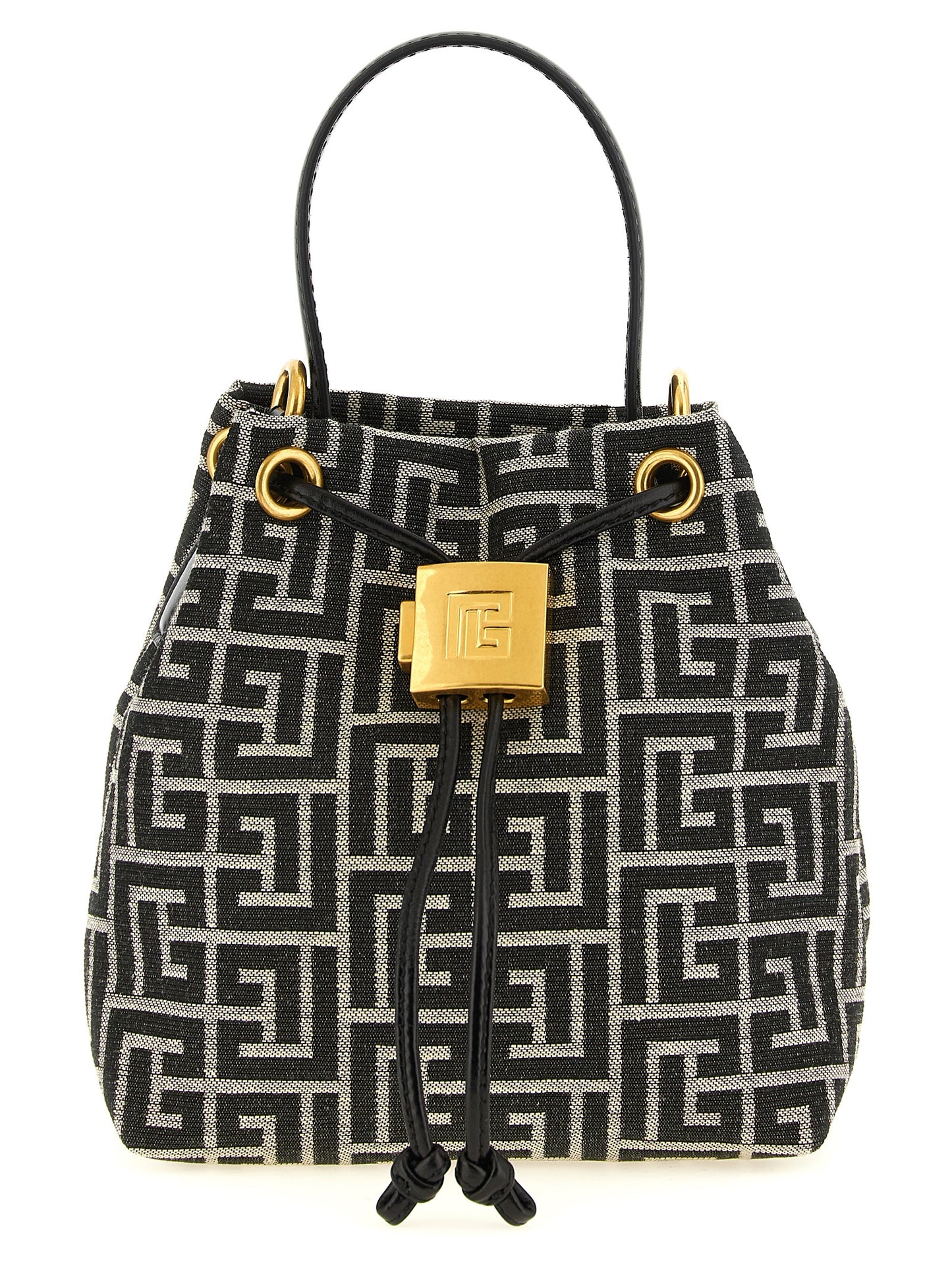 Balmain Bicolor Polyester Handbag