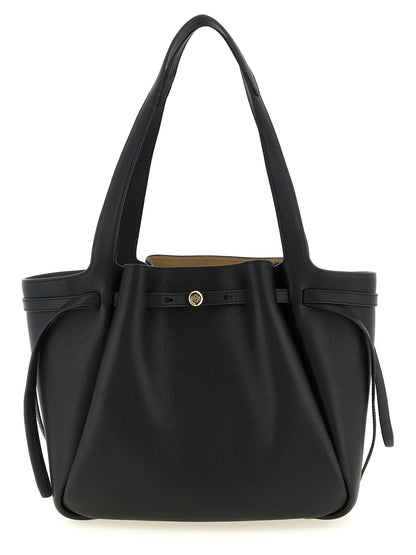 Tory Burch Black Cowhide Tote Bag
