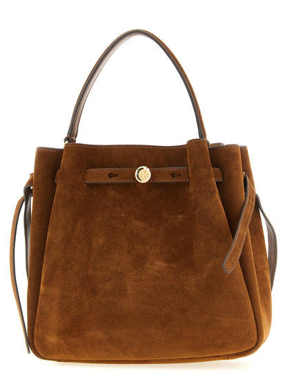 Tory Burch Brown Bovine Leather Crossbody Bag
