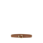 Ferragamo Brown Calf Leather Bos Taurus Regular Belt