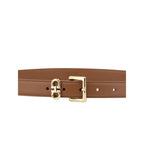 Ferragamo Brown Calf Leather Bos Taurus Regular Belt