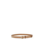 Jacquemus Beige Calf Leather Bos Taurus Thin Belt