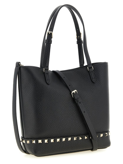 Valentino Garavani Black Calfskin Shoulder Bag