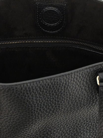 Valentino Garavani Black Calfskin Shoulder Bag