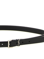 Saint Laurent Black Calfskin Regular Belt