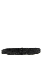 Saint Laurent Black Calfskin Regular Belt
