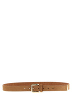Brunello Cucinelli Brown Bull Skin Regular Belt