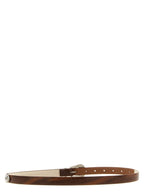 Brunello Cucinelli Brown Calfskin Thin Belt