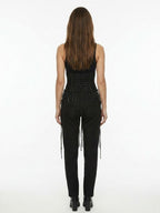 Dolce & Gabbana Black Lambskin High-Waist Belt