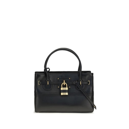 Chloé Black Calf Leather Bos Taurus Shoulder Bag
