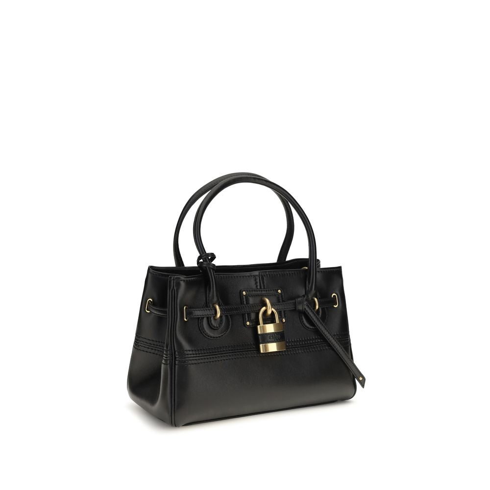 Chloé Black Calf Leather Bos Taurus Shoulder Bag