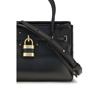 Chloé Black Calf Leather Bos Taurus Shoulder Bag