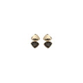 Self-Portrait Gold Brass Earrings