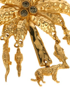 Jacquemus Gold Brass Earrings