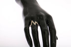 Nialaya Silver Authentic Womens Clear Ring