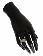 Nialaya Silver Womens CZ 925 Sterling Ring