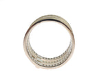 Nialaya Authentic Womens Clear CZ 925 Sterling Silver Ring