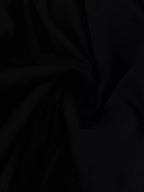 YSONA Puff Sleeve Contrast Collar Dress — fabric detail | Women's Dress | Shop YSONA