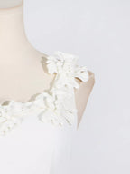 YSONA Floral Embellished Sleeveless Midi Dress — styling view | Women's Dress | Shop YSONA