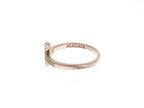 Nialaya Silver CZ Cross 925 Ring