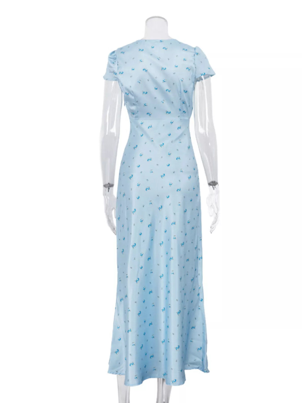YSONA V-Neck Cap Sleeve Maxi Dress — model wearing | Women's Dress | Shop YSONA