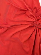 YSONA Halter Neck Twist Front Mini Dress — close-up view | Women's Dress | Shop YSONA