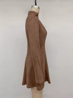 YSONA Johnny Collar Long Sleeve Dress — styling view | Women's Dress | Shop YSONA