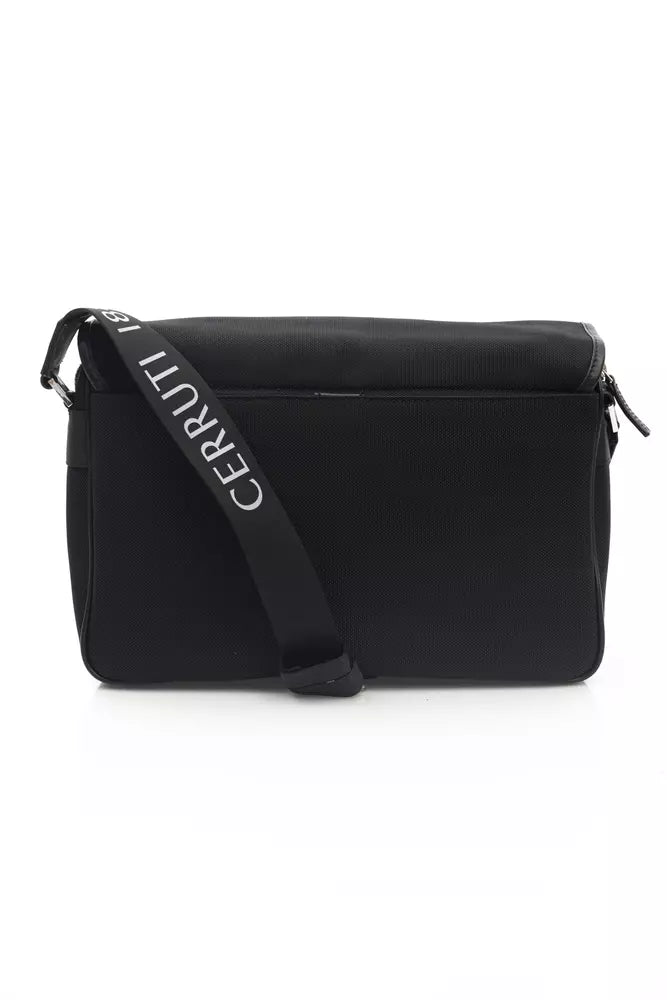 Cerruti 1881 Black Nylon Men Crossbody