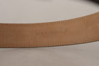 Dolce & Gabbana Black Solid Leather Classic Gold Waist Buckle Belt