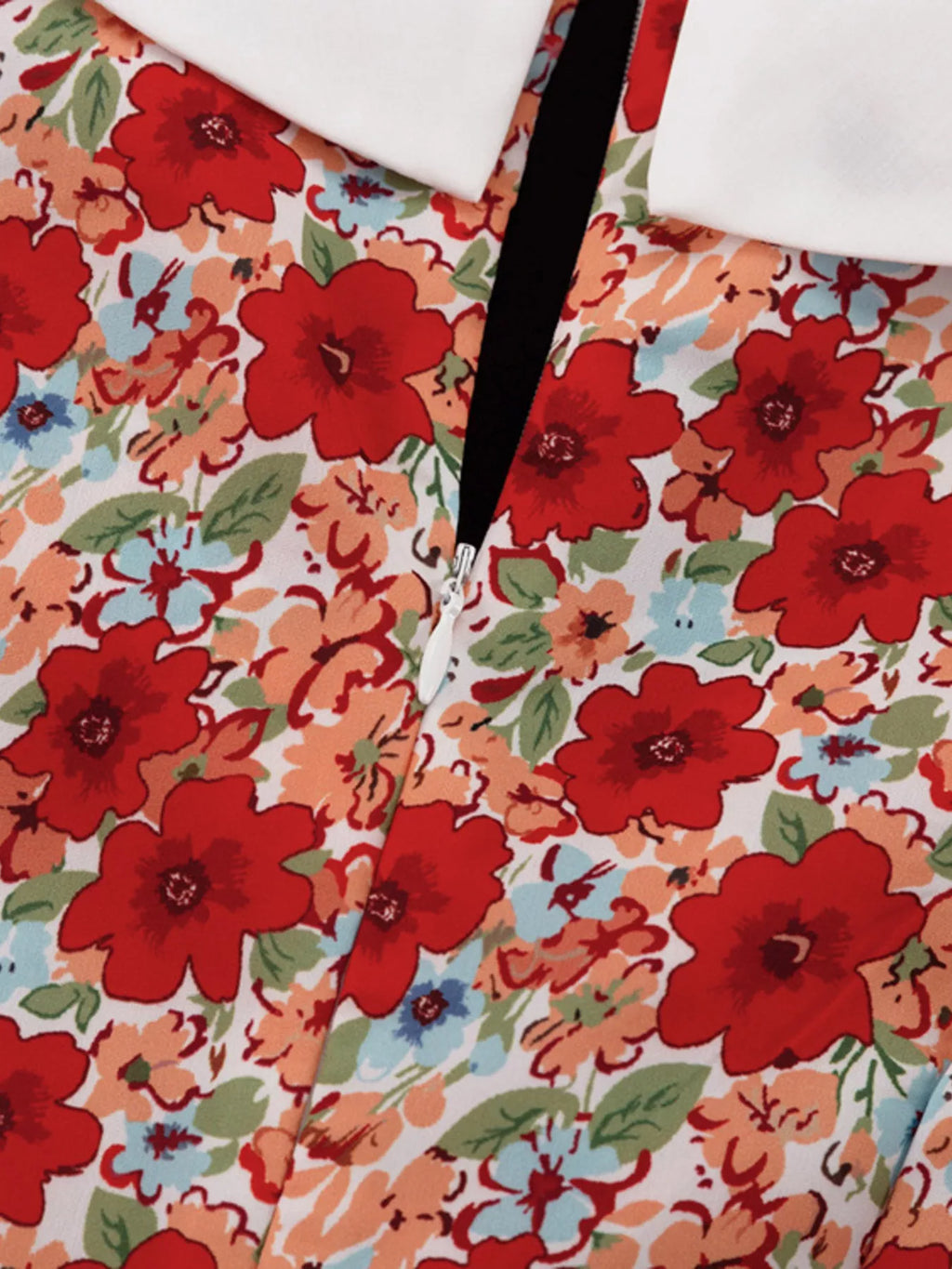 YSONA Ruched Floral Print Puff Sleeve Mini Dress — alternate view | Women's Dress | Shop YSONA