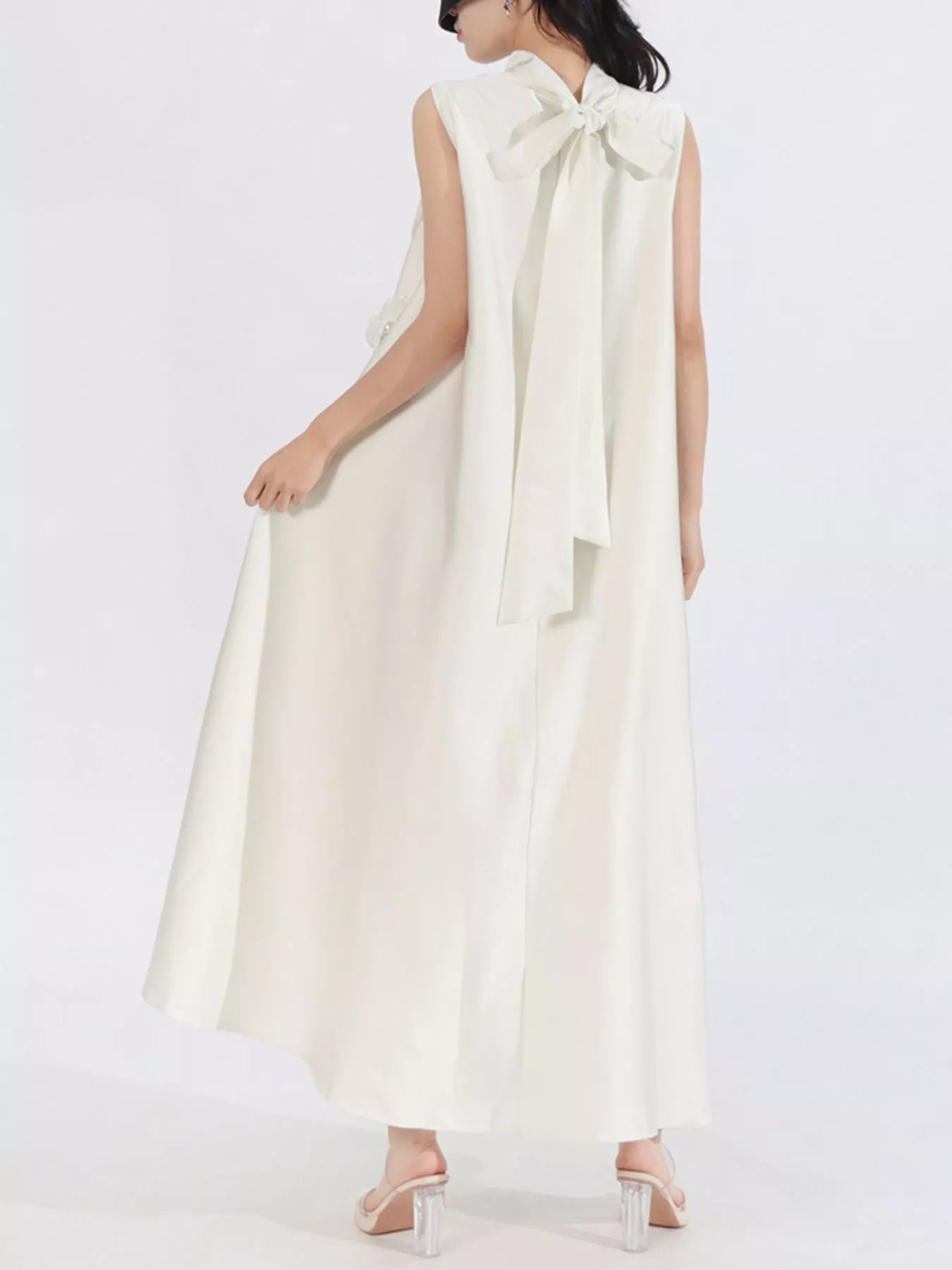 YSONA Floral Embellished Sleeveless Maxi Dress — styling view | Women's Dress | Shop YSONA