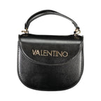Mario Valentino Nero Polyurethane Women's Bag with Handle and Shoulder Strap