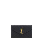 Saint Laurent Black Calf Leather Bos Taurus Shoulder Bag