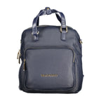 Mario Valentino Blue Polyurethane Women's Backpack