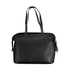 Mario Valentino Black Polyurethane Women's Bag
