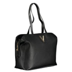Mario Valentino Black Polyurethane Women's Bag