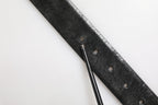 Dolce & Gabbana Black Classic Leather Metal Buckle Belt