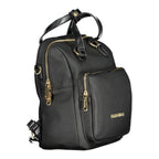 Mario Valentino Black Polyurethane Women's Backpack