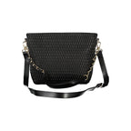 Mario Valentino Nero Poliuretano Women's Bag with Removable Shoulder Handle
