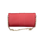 Mario Valentino Rosso Polyurethane Women's Bag for Effortless Style and Elegance
