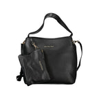 Mario Valentino Black Polyurethane Women's Bag