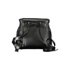 Mario Valentino Black Polyurethane Women's Backpack