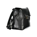 Mario Valentino Black Polyurethane Women's Backpack
